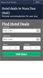 Mobile Screenshot of hotelsinnusadua.com