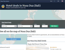 Tablet Screenshot of hotelsinnusadua.com